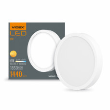 LED Cвітильник круглий накладний VIDEX 18W 5000K
