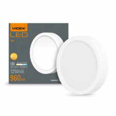 LED Cвітильник круглий накладний VIDEX 12W 5000K