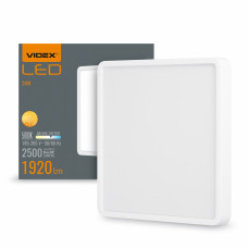 LED Cвітильник квадрат накладний VIDEX 24W 5000K
