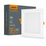 LED світильник VIDEX Back вбудований квадрат 16W 5000K
