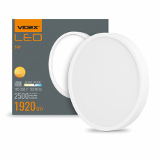 LED Cвітильник круглий накладний VIDEX 24W 5000K