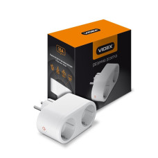 Розумна розетка VIDEX 2 слота WiFi VF-WP200