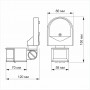 Датчик движения и освещенности VIDEX VL-SPW02W 220V 1200W инфракрасный