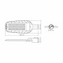 LED ліхтар вуличний IP65 100W 10000Lm 5000K VL-SLE16-1005