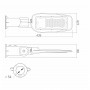 LED вуличний ліхтар VIDEX (поворотний) 30W 5000K сірий