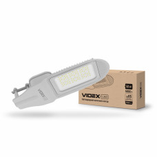 LED вуличний ліхтар VIDEX 50W 5000K сірий