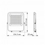 LED прожектор PREMIUM VIDEX F2 50W 5000K
