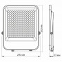 LED прожектор PREMIUM VIDEX F2 150W 5000K
