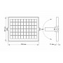LED прожектор автономный VIDEX 600Lm 5000K