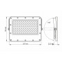 LED прожектор автономный VIDEX 1000LM 5000K 3.2V
