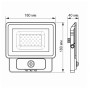 LED прожектор VIDEX Fe 30W 5000K Сенсорный