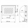 LED прожектор VIDEX PREMIUM 30W 5000K 220V белый