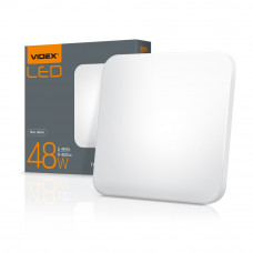 LED світильник настінно-стельовий квадрат VIDEX 48W 4100K матовий