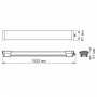 LED светильник линейный VIDEX 50W 1,5 м 5000K IP65