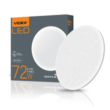 LED світильник настінно-стельовий круглий VIDEX 72W 4100K Зоряне небо