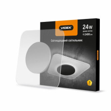 LED світильник акриловий квадратний VIDEX 24W 4100K