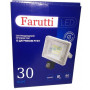 Прожектор Ecostrum Farutti Slim 30W 2400 lum 6500K серый с датчиком движения